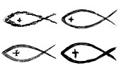 christian-fish-crosses